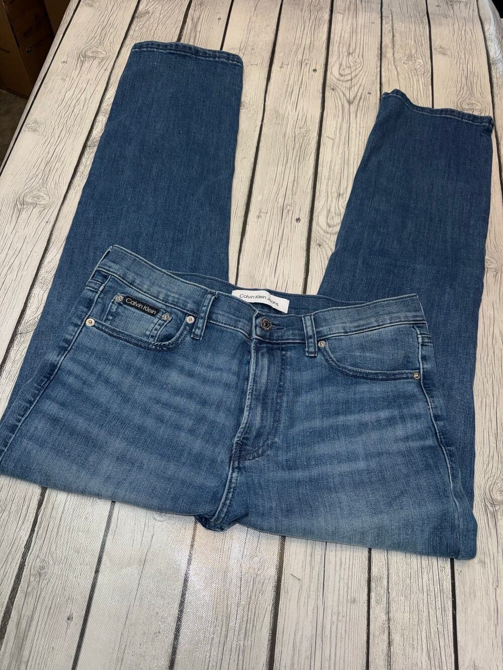 Calvin Klein Men’s Blue Denim Jeans Size 32x29 Classic Casual
